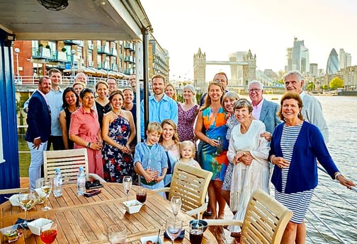 An American family's birthday party on board: Summer 2018